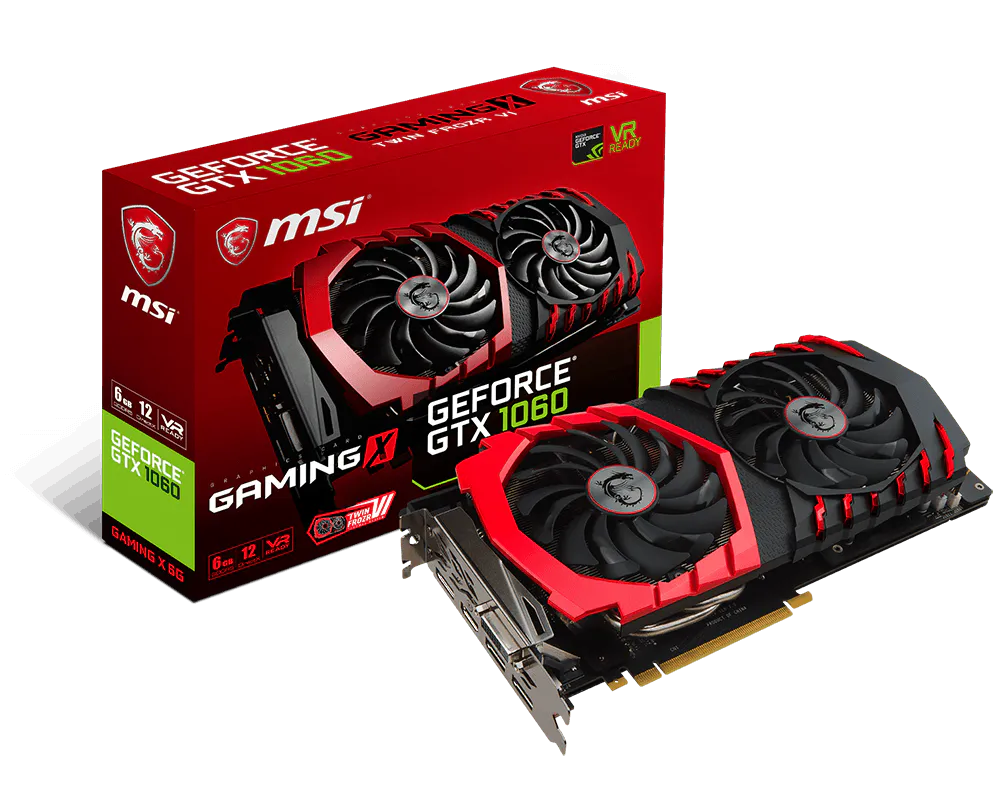 MSI GeForce GTX 1060 GAMING X 6G